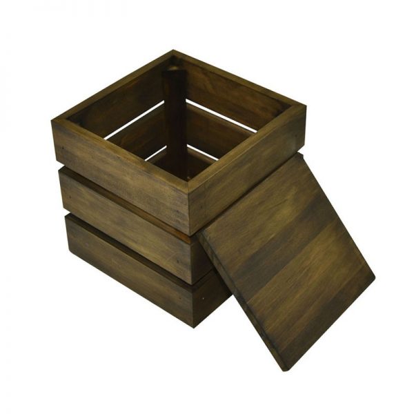 mini wooden storage box