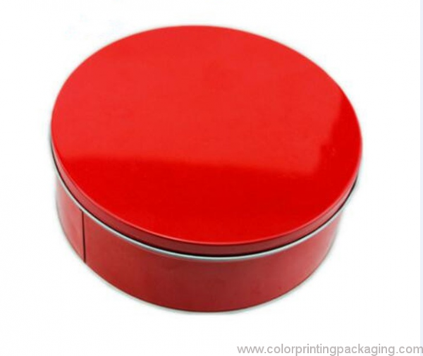 small round tin box