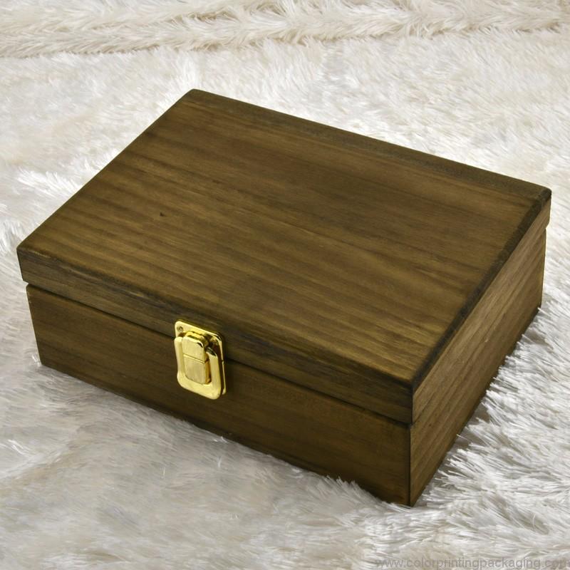 wooden box with dividers